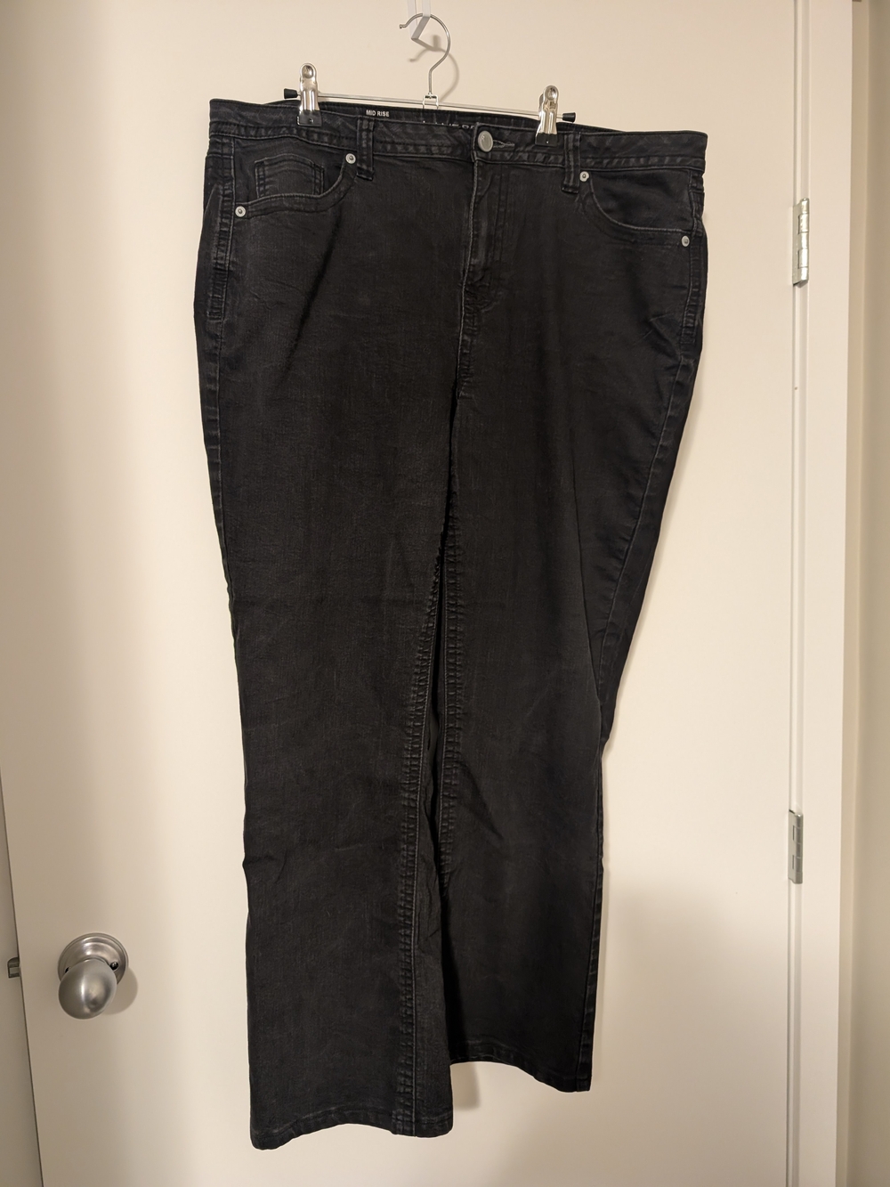 Lane Bryant Black Straight-Leg Women’s Jeans